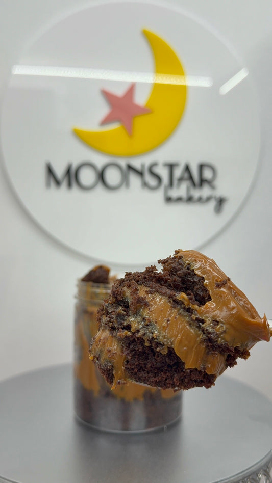 Bizcocho de Chocolate en un Jar