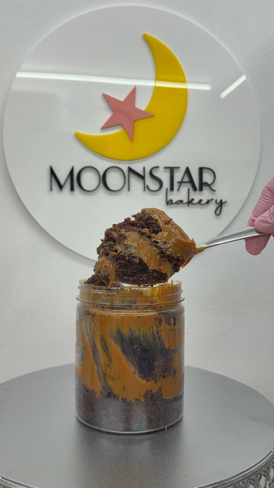 Bizcocho de Chocolate en un Jar